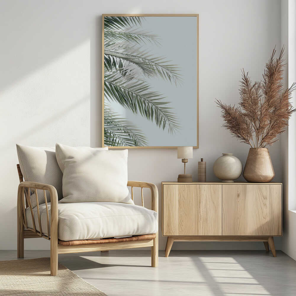 Blue Palms Poster