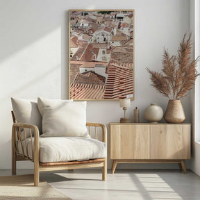 Red Tiled Rooftops Poster