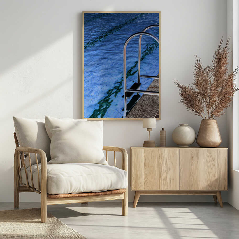 Poolside Reflections Poster