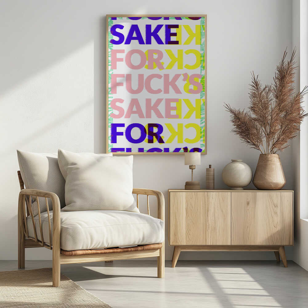 Vivid Repetition Poster