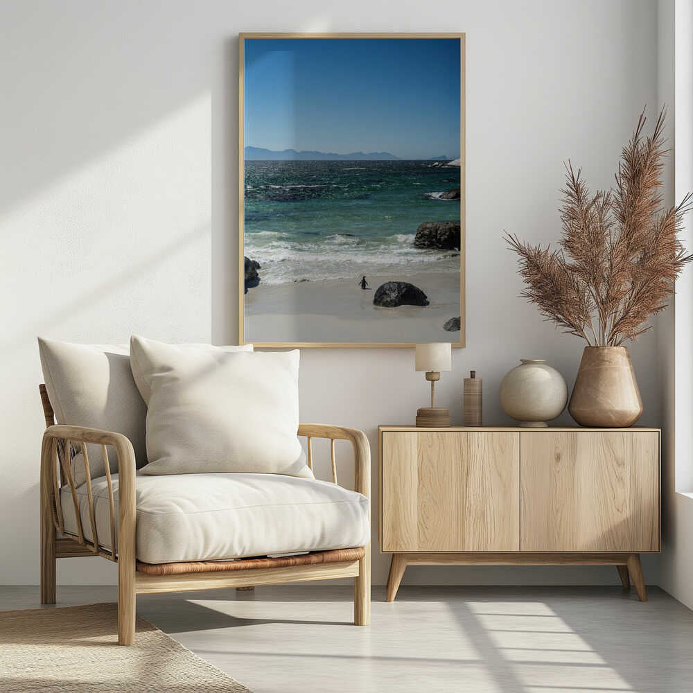 Penguin's Beach Walk Poster
