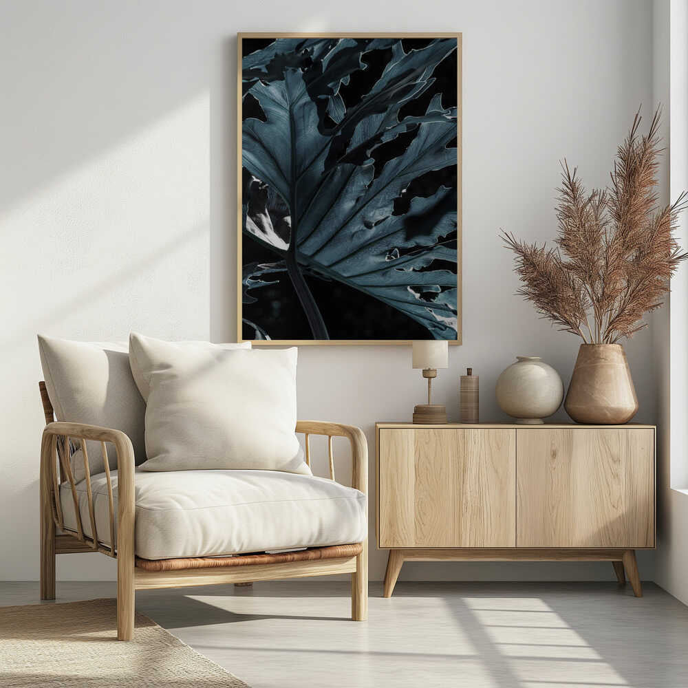 Leafy Shadowscape Poster