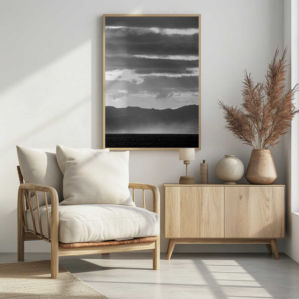 Black And White Landscape Poster