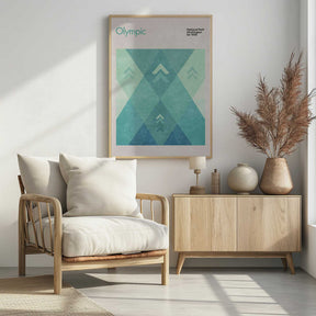 Geometric Peaks Poster