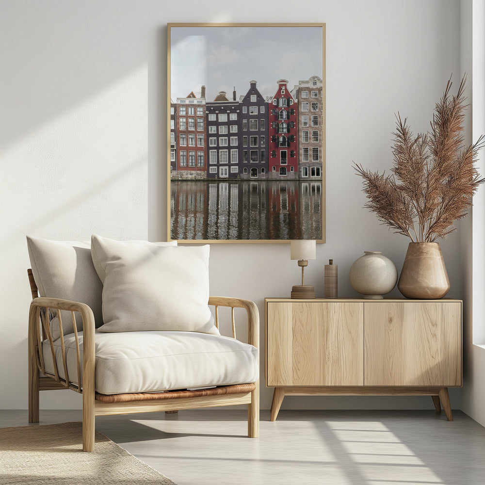 Canal Houses of Amsterdam Poster