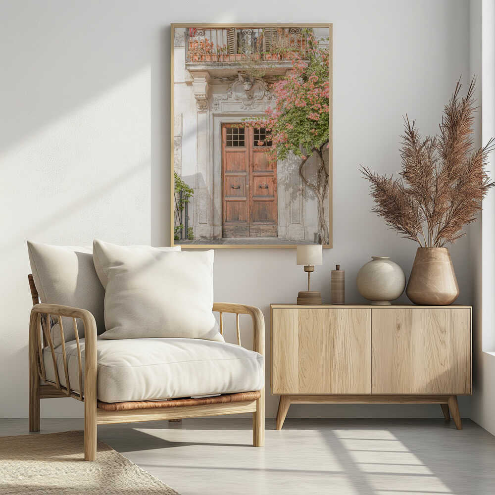 Floral Entry Poster