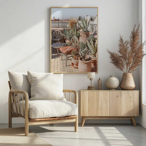 Rooftop in Marrakech Poster