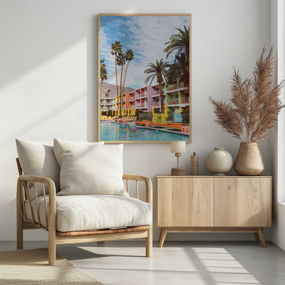 Palm Springs Pool Day VII Poster