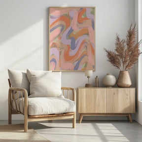 Swirling Hues Poster