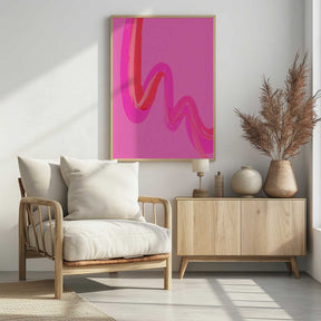 Neon Waves Poster
