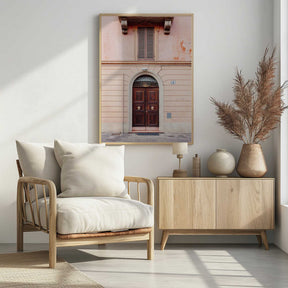 Bologna in Pink | Italy travel photography Poster
