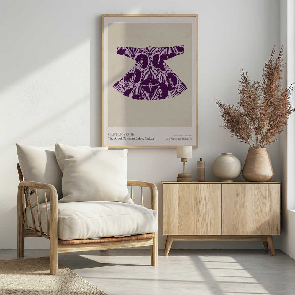 Purple Caftan Elegance Poster