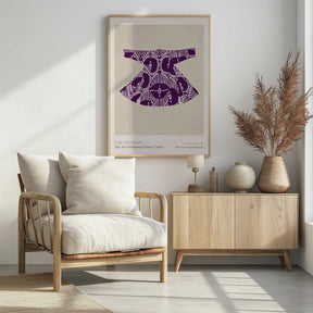 Purple Caftan Elegance Poster