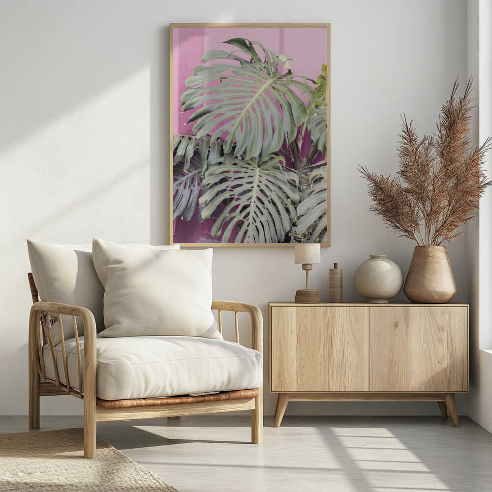 Monstera leaf La Muralla Poster
