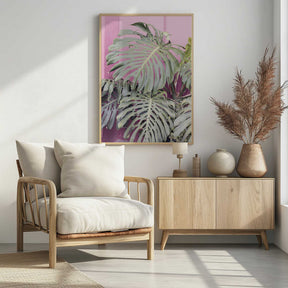 Monstera leaf La Muralla Poster