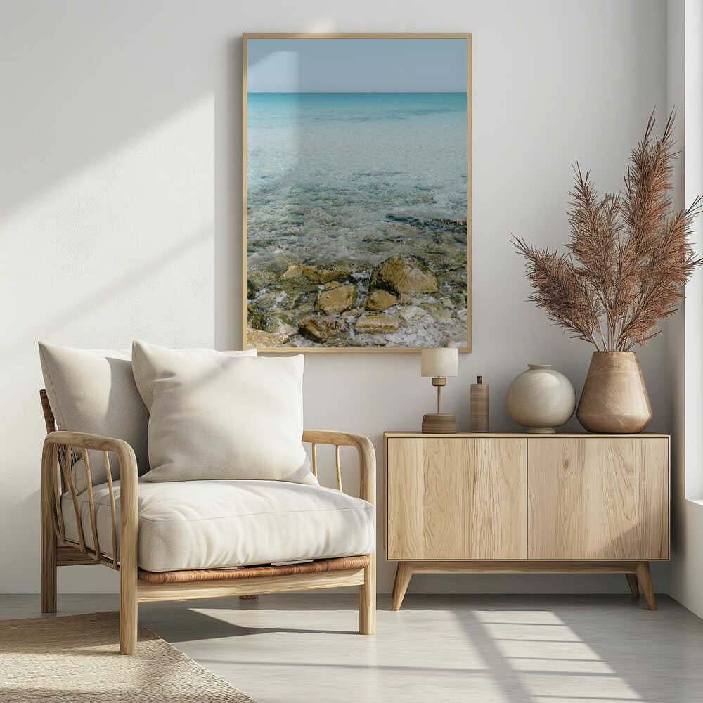 Seascape at the Italian Coast Poster