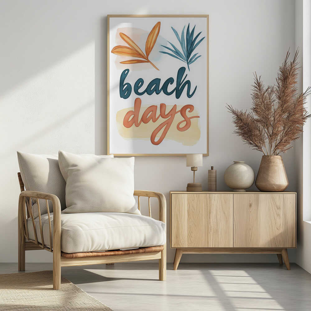Sandy Serenity Poster