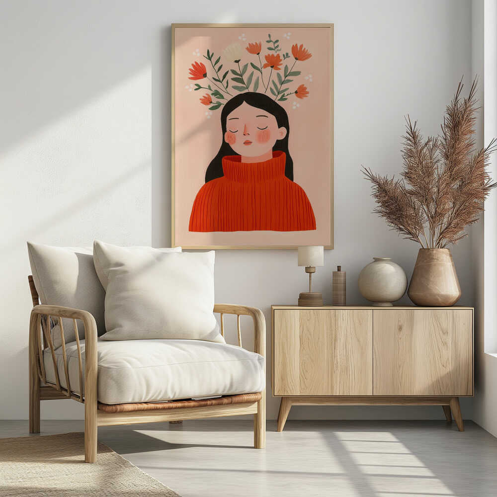 Floral Serenity Poster