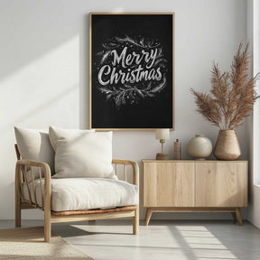 Holiday Chalk Wishes Poster