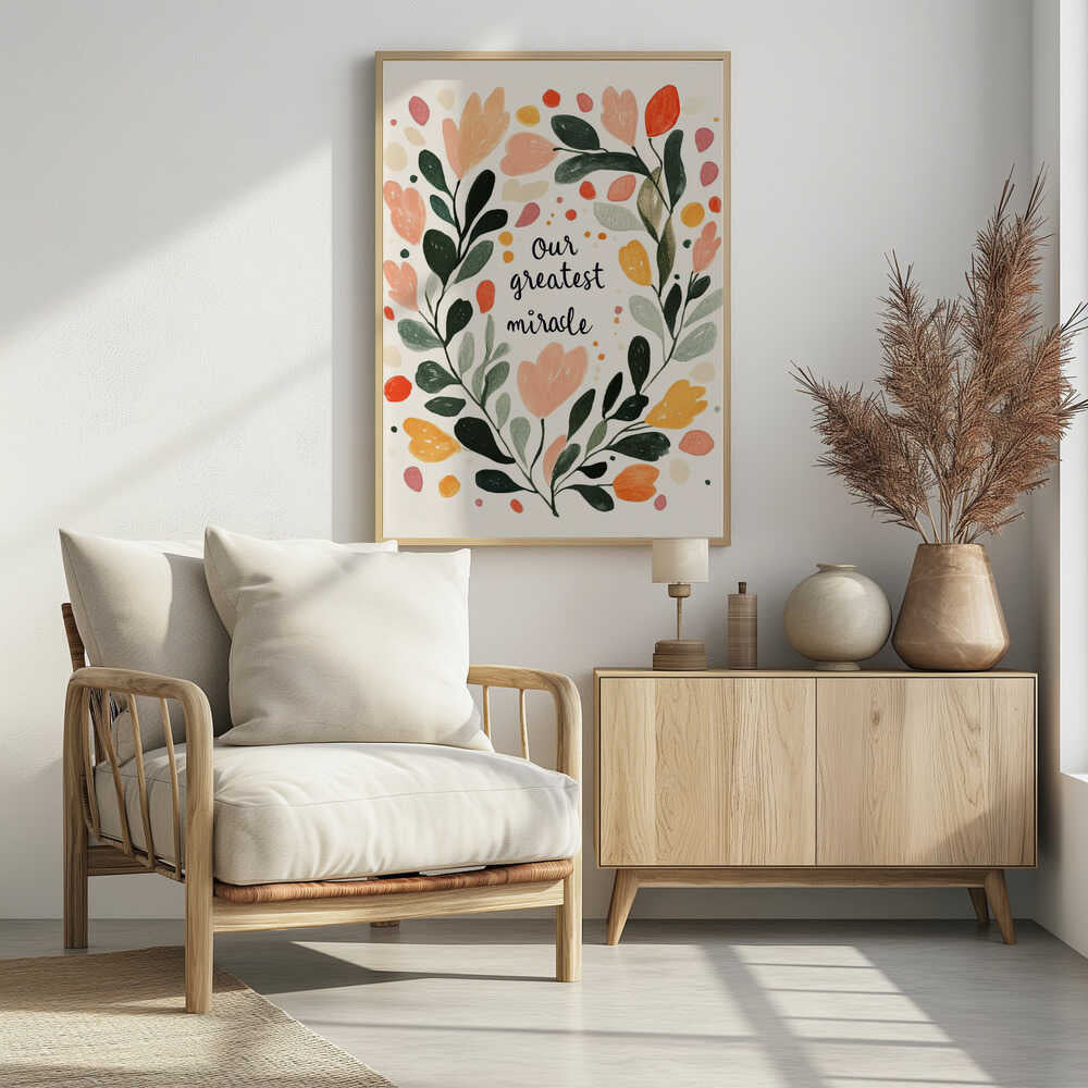 Floral Embrace Poster
