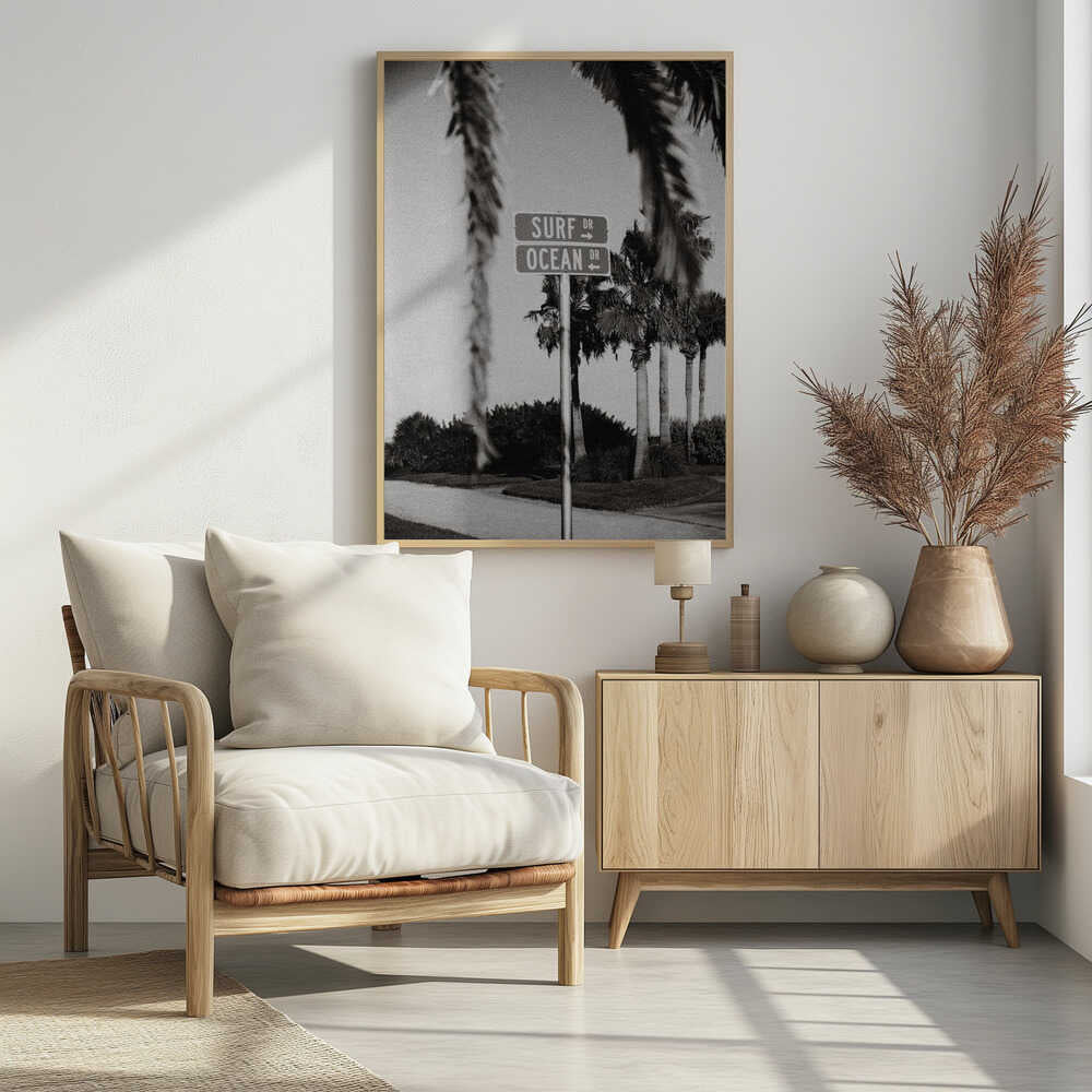 Surf Drive + Ocean Drive Poster