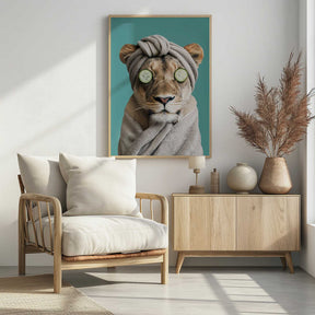 Luxury Lioness Poster