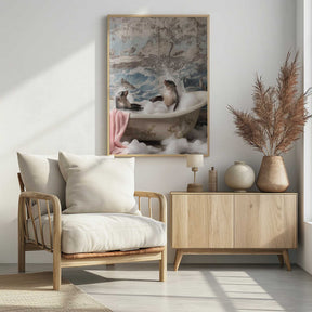 Splashing Seals Poster