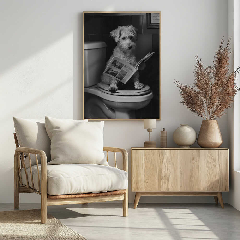 Good Boy   Toilet Art Poster