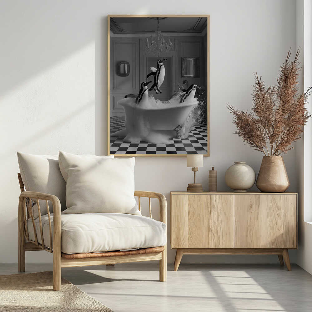 Penguin Party Poster