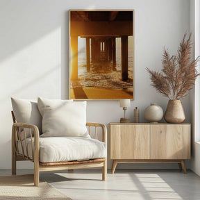 Golden Pier Pathway Poster