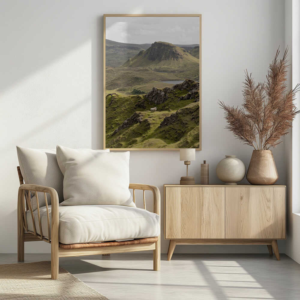 Quiraing Landscape on Scotland's Isle of Skye Poster