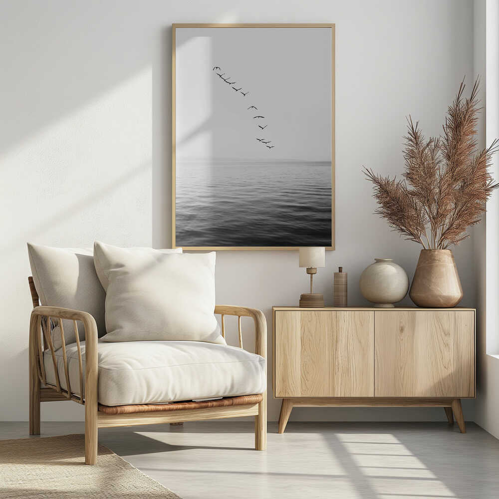 Flying Birds Poster