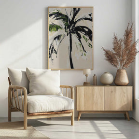 Abstract Palm Tree Poster