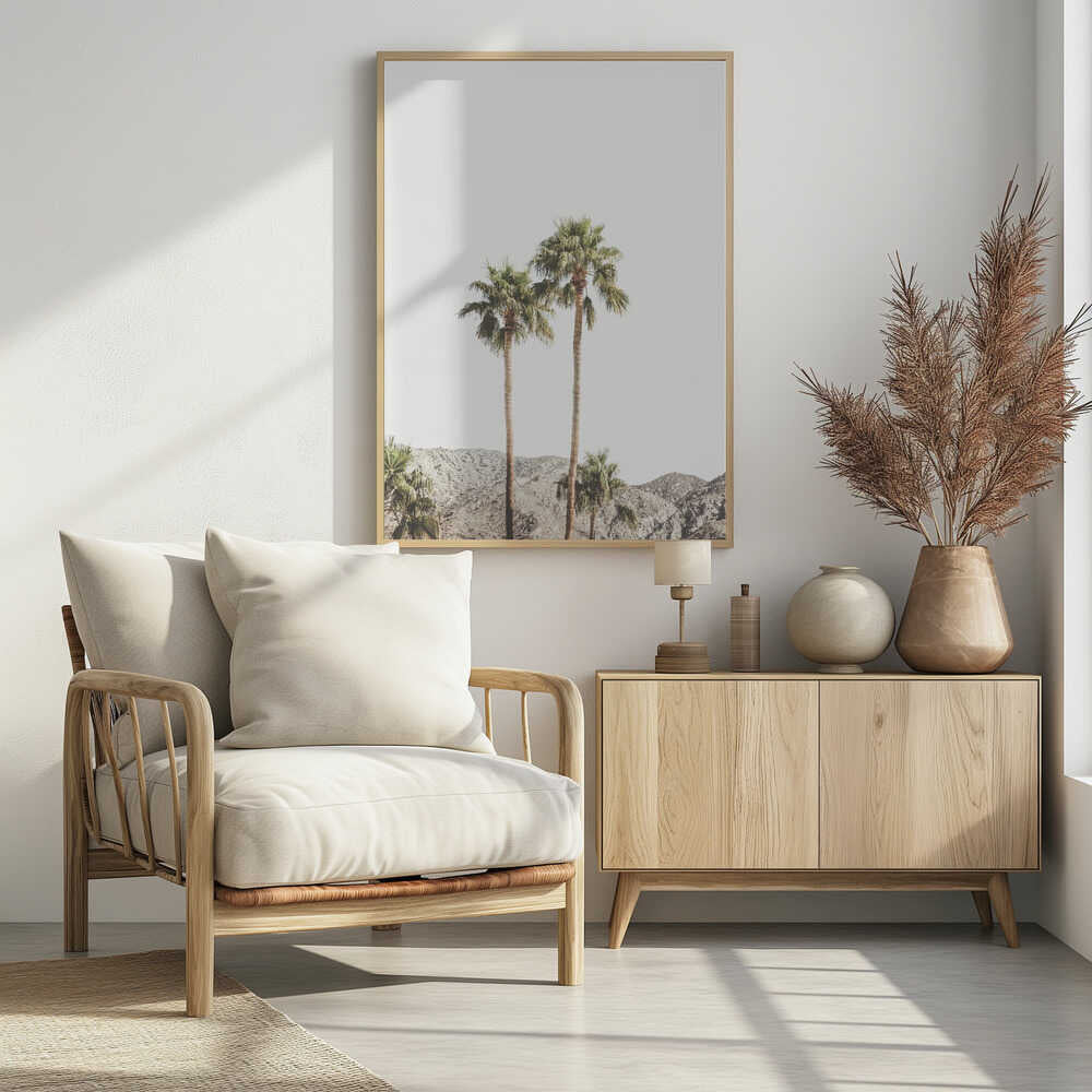 Palm Springs Palms Poster