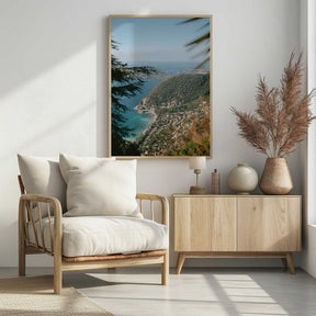 Green Hills And Turquoise Waters Poster