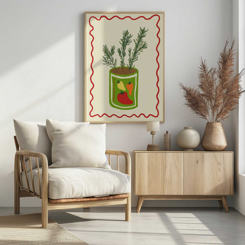 Chillies &amp; Rosemary Poster