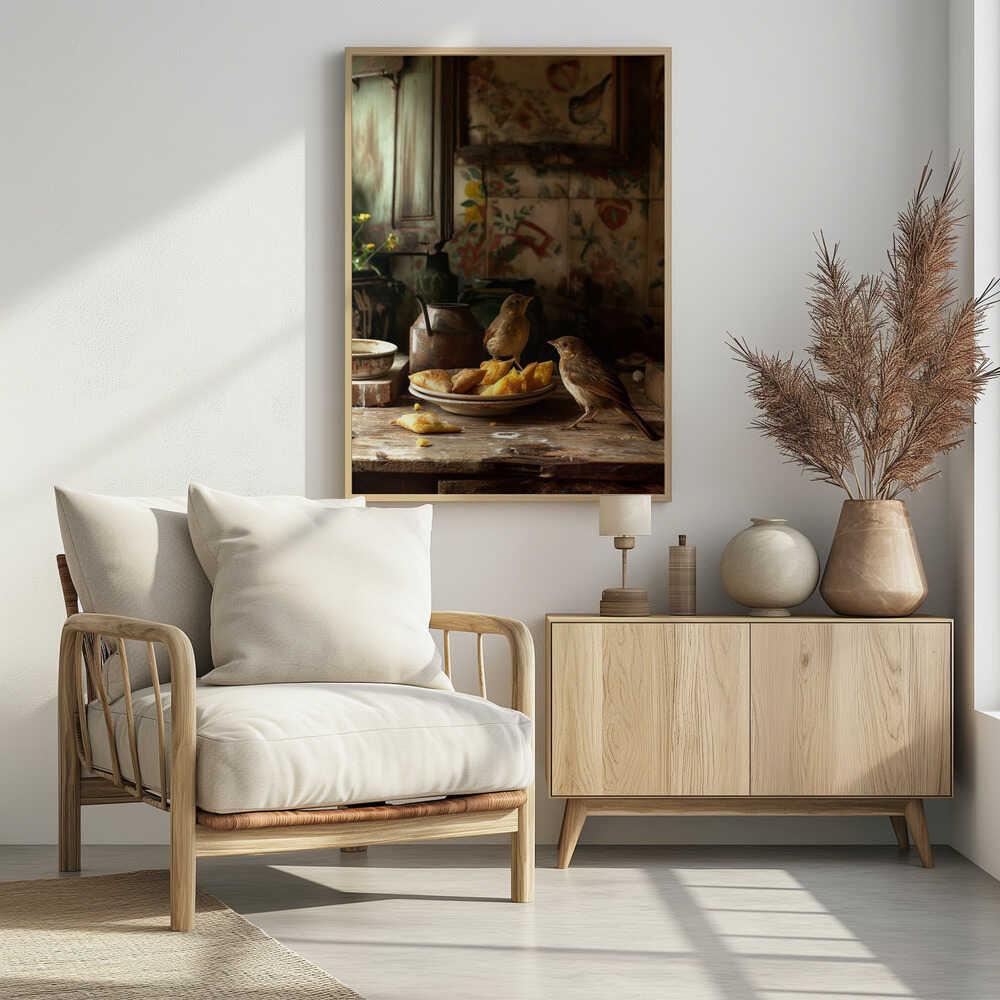 Golden Crumb Delight Poster