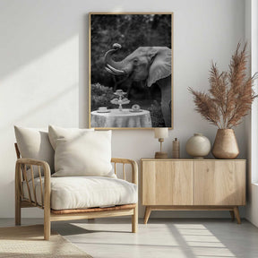 Elephant’s Afternoon Tea Poster
