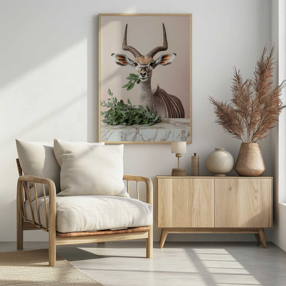 Kudu Herbivore Bliss Poster