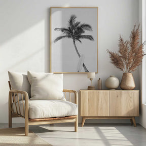 Palm Surfboard Poster