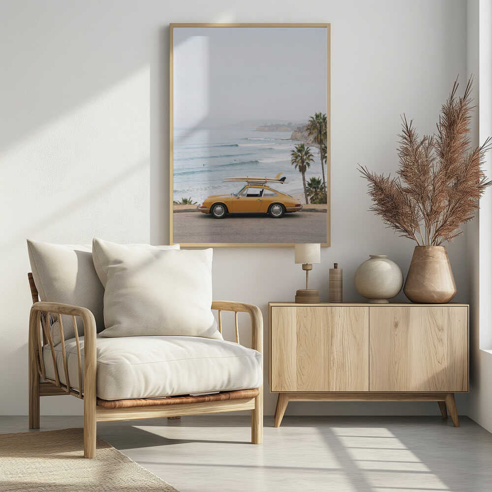 Porsche Coast Poster