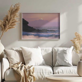 Purple Morning Poster
