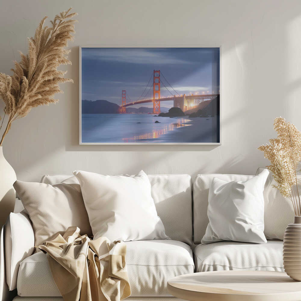 Golden Gate Twilight Poster