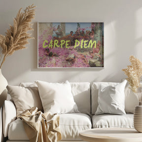 Neon Carpe Diem Poster