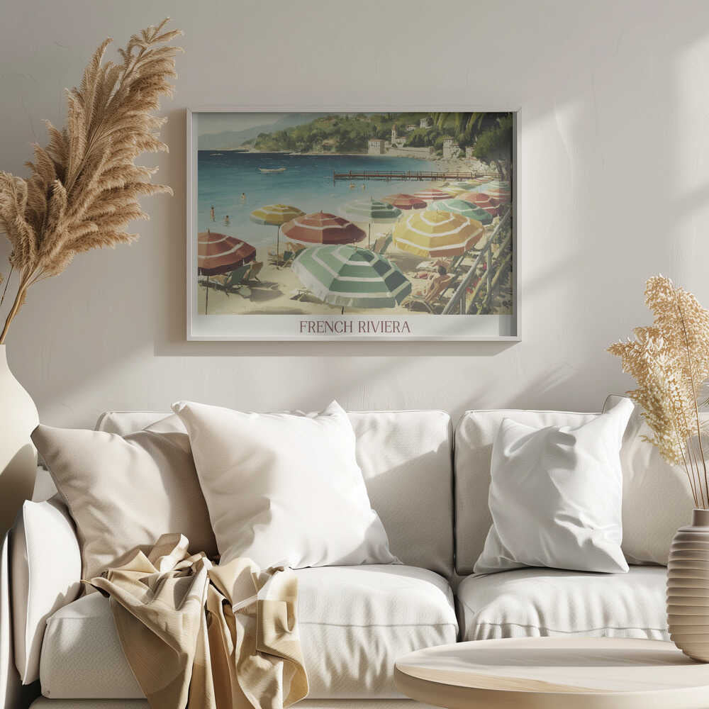 French Riviera Poster