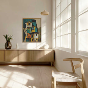 Whimsical Dwellings Poster