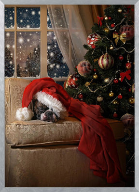 Waiting for Santa Poster