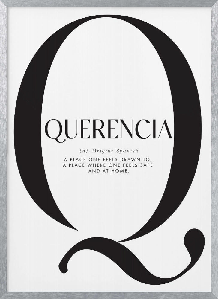 Querencia definition Poster