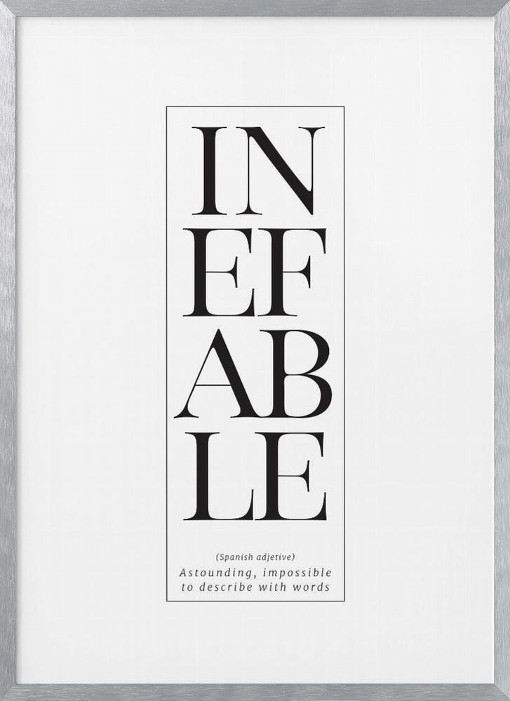 Astounding Inefable Poster