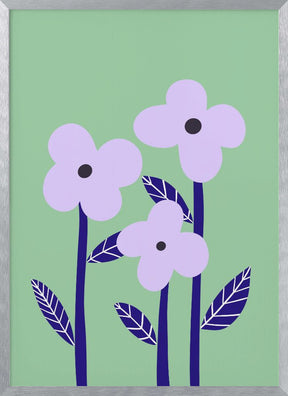 Lilac Flowers Poster